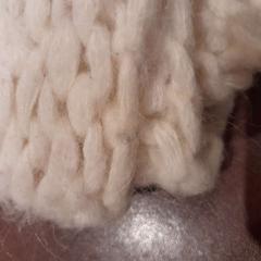 Bufanda blanche en laine, segons ha informat TCL mitjançant iLost