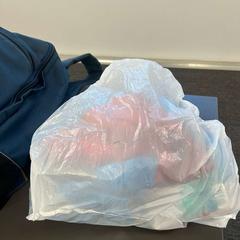 Tas + Pietenpakje, zoals gemeld door Gebo Tours met iLost