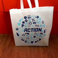 Tote bag, som rapportert av Arriva Limburg Noord ved bruk av iLost