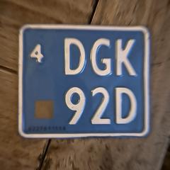 Blauw kentekenplaat, ako bolo nahlásené iLost