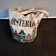 İLost kullanarak EBS Tramplein tarafından bildirildiği gibi Çanta Wit opdruk Amsterdam