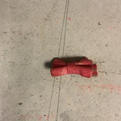 İLost kullanarak Artis tarafından bildirildiği gibi Saç tokası Roze met glitter