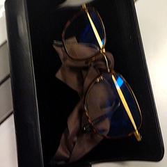 Brilleetui med briller Zwart, som rapportert av Vrije Universiteit Amsterdam ved bruk av iLost