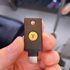 Yubikey. A yubi key usb c type, as reported to iLost