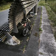 Zwart peuter fietsje met zijwieltjes an iLost gemeldet