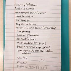 Blocco da scrittura, come riportato da IKEA Orléans - Ardon utilizzando iLost