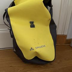 Gele fietstas Vaude, iLost-i jakinarazi zaion moduan