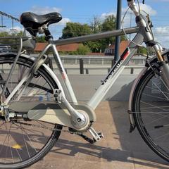 Elektrisk cykel för män Gazelle Wit, rapporterat av Fietsdepot Diepenbeek med iLost