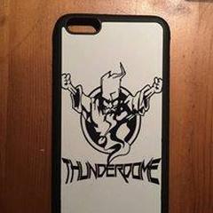 Iphone 6s Plus Wit/Goud met Thunderdome Hoesje