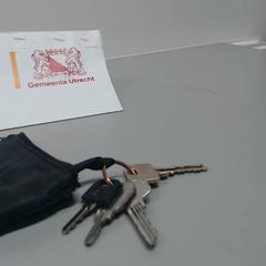 Klíčenka, jak nahlášeno Gemeente Utrecht pomocí iLost