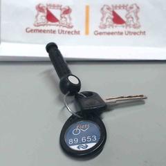 Ov-fiets sleutel, zoals gemeld door Gemeente Utrecht met iLost