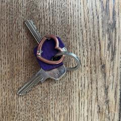 Sleutels aan een hartjes sleutelhanger, gerapporteerd met iLost