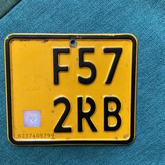 Kentekenplaat scooter, iLost'a bildirildiği gibi