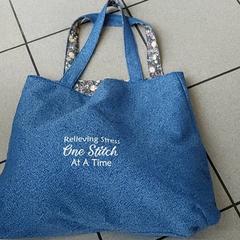 Borsa - Draagtas blauw, come riportato da Centraal magazijn utilizzando iLost