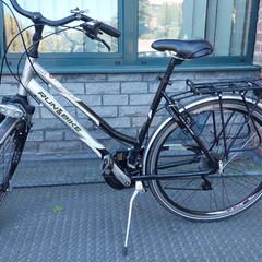 Damesfiets Sheffield, amint azt Gemeente Zonhoven az iLost segítségével jelentette.