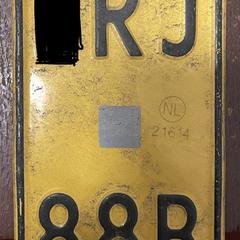 Kentekenplaat speed pedelec, ha sido reportado a iLost