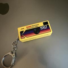 Kodak keychain digital camera Charmera, gerapporteerd met iLost