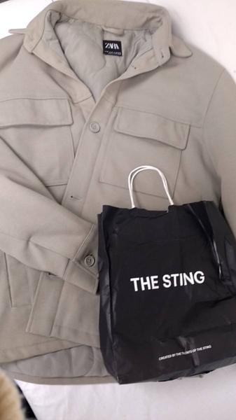 Jakke & Handlepose Lichtgrijs shopping shopping tas