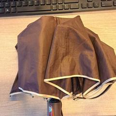 Összecsukható esernyő bruin, amint azt Regio West-Vlaanderen az iLost segítségével jelentette.