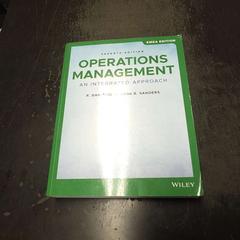 Boek Operations Management, zoals gemeld door Vrije Universiteit Brussel (VUB) met iLost