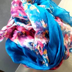 Shawl Bloemen blauwroze, as reported by Burgers' Zoo using iLost
