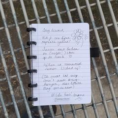 Notitieblokje, som rapporterats till iLost
