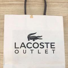 紙袋 白　LACOSTE　OUTLET がiLostで IKEA前橋 によって報告されました