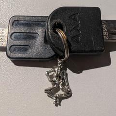 Fietssleutels met een hangertje van een skelet, as reported to iLost