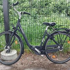Emakumeen bizikleta B-Twin elops 920 donkergrijs, gisa salatu by Fietsdepot iLost erabiliz