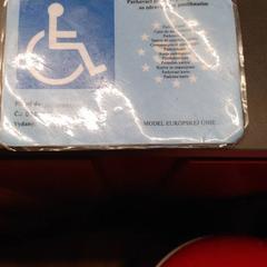 Parkovací karta, jak nahlášeno IKEA Brno pomocí iLost