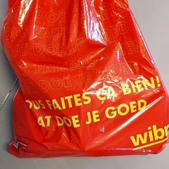 Bolsa - Plastic Draagtas Rood, ha sido reportado por Centraal magazijn con iLost