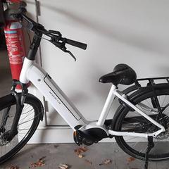 Bicicletta elektrisch, wit, dames, merk Norta, come riportato da Fietsdepot Leopoldsburg utilizzando iLost