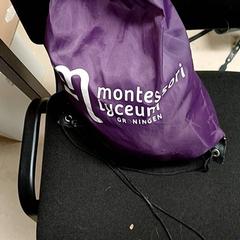 Bolsa de nylon, segundo informou Qbuzz GD Groningen Peizerweg usando iLost
