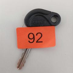 Clé de vélo Abus, a été signalé par Rock Werchter utilisant iLost