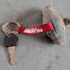 Fietsleutel met burgers zoo dolfijn sleutelhanger, segundo informou a iLost