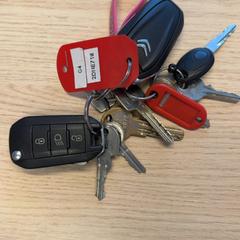 Nyckel Bos sleutels, rapporterat av Regio Oost-Vlaanderen med iLost