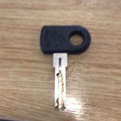 Sleutel zwarte houder Zilver met zwart, as reported by Gemeente Alkmaar using iLost