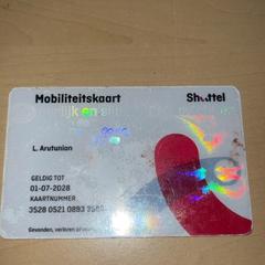 Vállalati kártya Ov, amint azt Jaarbeurs az iLost segítségével jelentette.