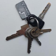 Sleutels met Postbanklabel nr 277161, come riportato a iLost