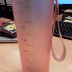 Drinking bottle Roze, as reported by Qbuzz Fryslân using iLost