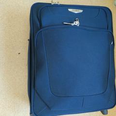 Blauwe samsonite koffer, gerapporteerd met iLost