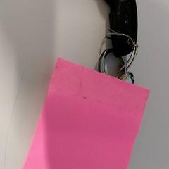 Kerékpár kulcs Met sleutelhanger, amint azt St. Antonius Ziekenhuis Utrecht az iLost segítségével jelentette.