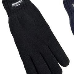 Zwarte muts (met oranje en grijze bies) en 2 zwarte handschoenen