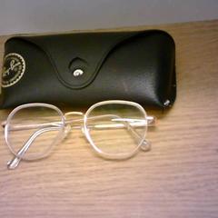 Glasses case with glasses, as reported by Bobbejaanland using iLost