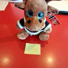 Juguete "I LOVE NORWAY" elg bamse, ha sido reportado por Fjord Line – MS Stavangerfjord / Bergensfjord con iLost