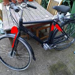 Zwarte gazelle fiets, como reportado ao iLost