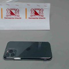 Teléfono móbil 11 pro iPhone, segundo informou Gemeente Utrecht usando iLost