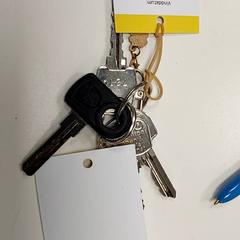 Nøkler, som rapportert av Centraal magazijn ved bruk av iLost