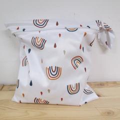 Tote bag wit met regenboogjes en druppels, som rapportert av IKEA Heerlen ved bruk av iLost