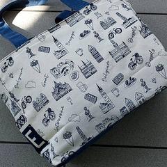 Sack - Stoffen Draagtas Wit/ Blauw, gemeldet von Centraal magazijn über iLost